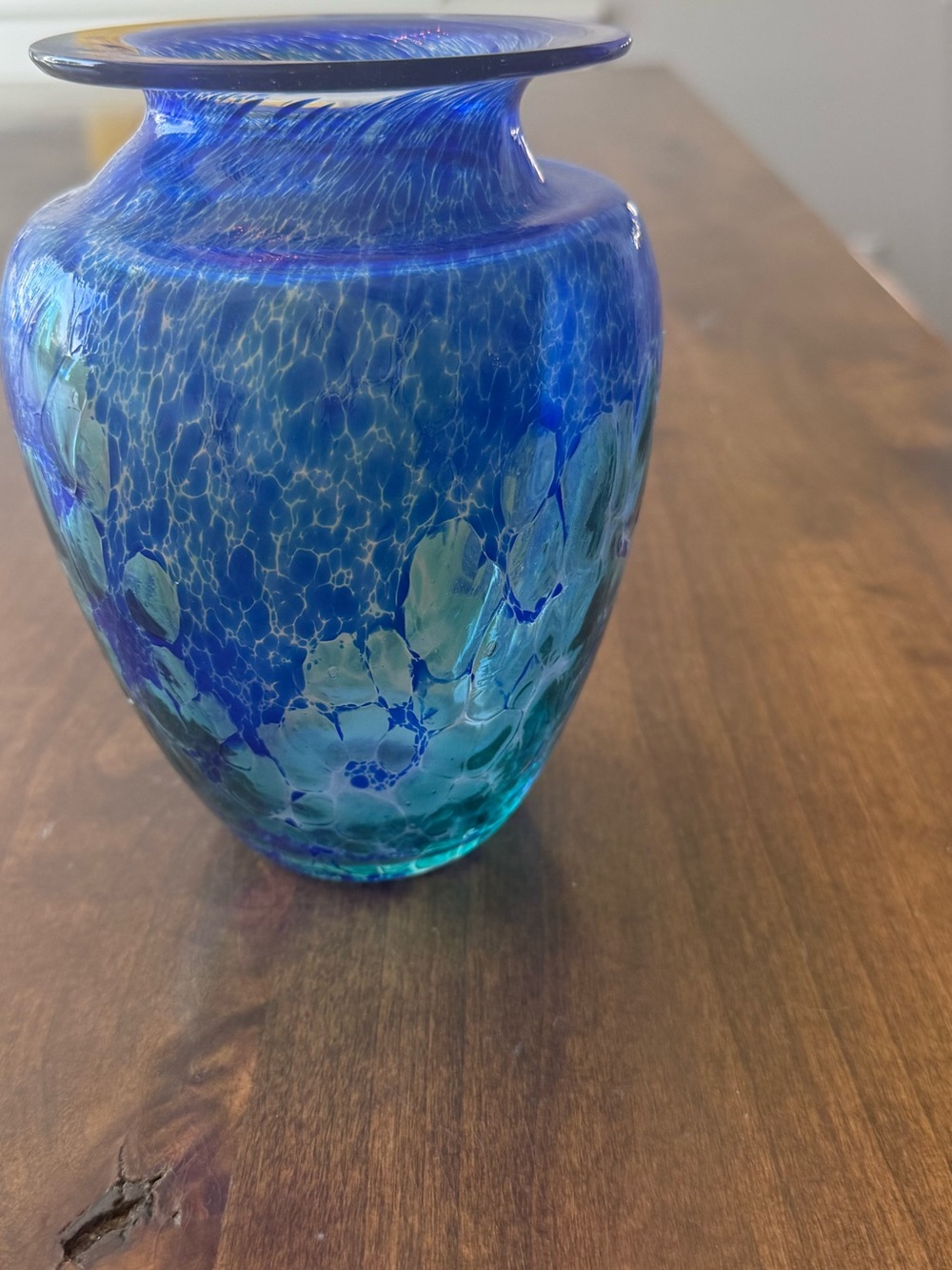 Glass Works Hand blown glass vase
